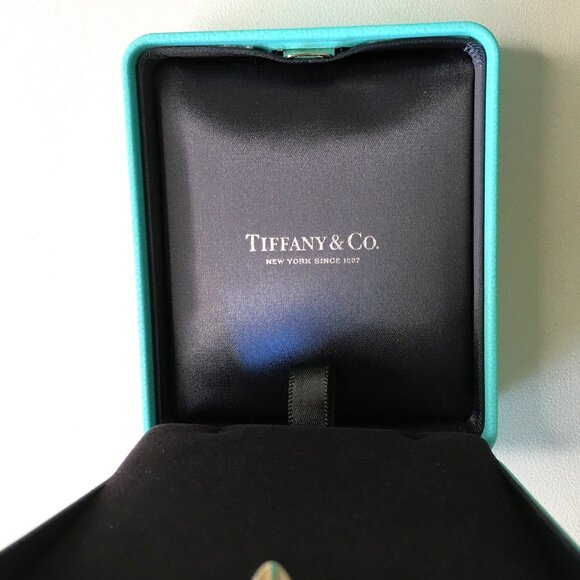 TIFFANY & CO Leather Necklace Presentation Box with Exterior Gift Box **MINT** - Picture 7 of 11